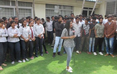 Campus Programme conducted by Indian TV Channel