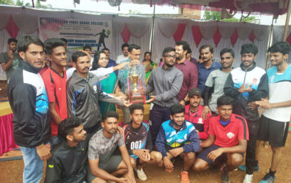 Mysore City Inter Collegiate Throw Ball Tournament For Men