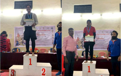 WON GOLD MEDAL IN WUSHU DISTRICT LEVEL CHAMPIONSHIP 2020