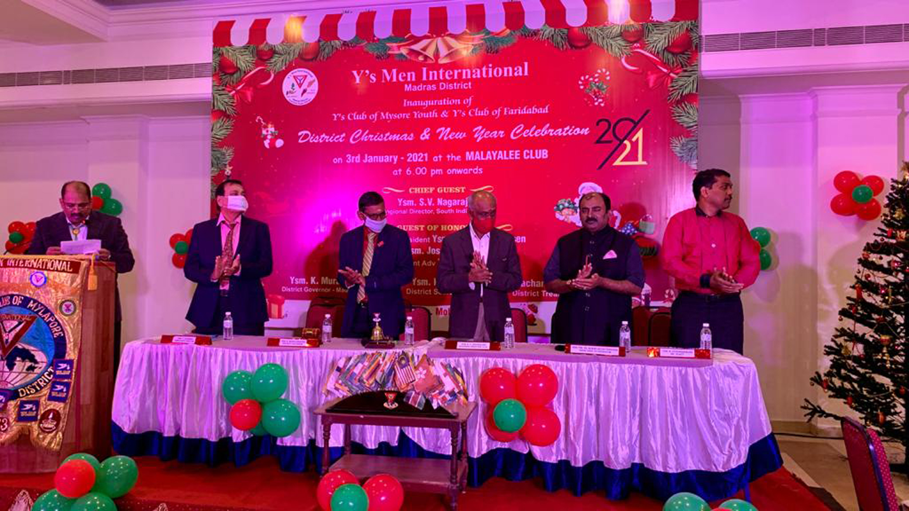 INSTALLATION CEREMONY OF Y’S MEN’S CLUB OF MYSURU YOUTH