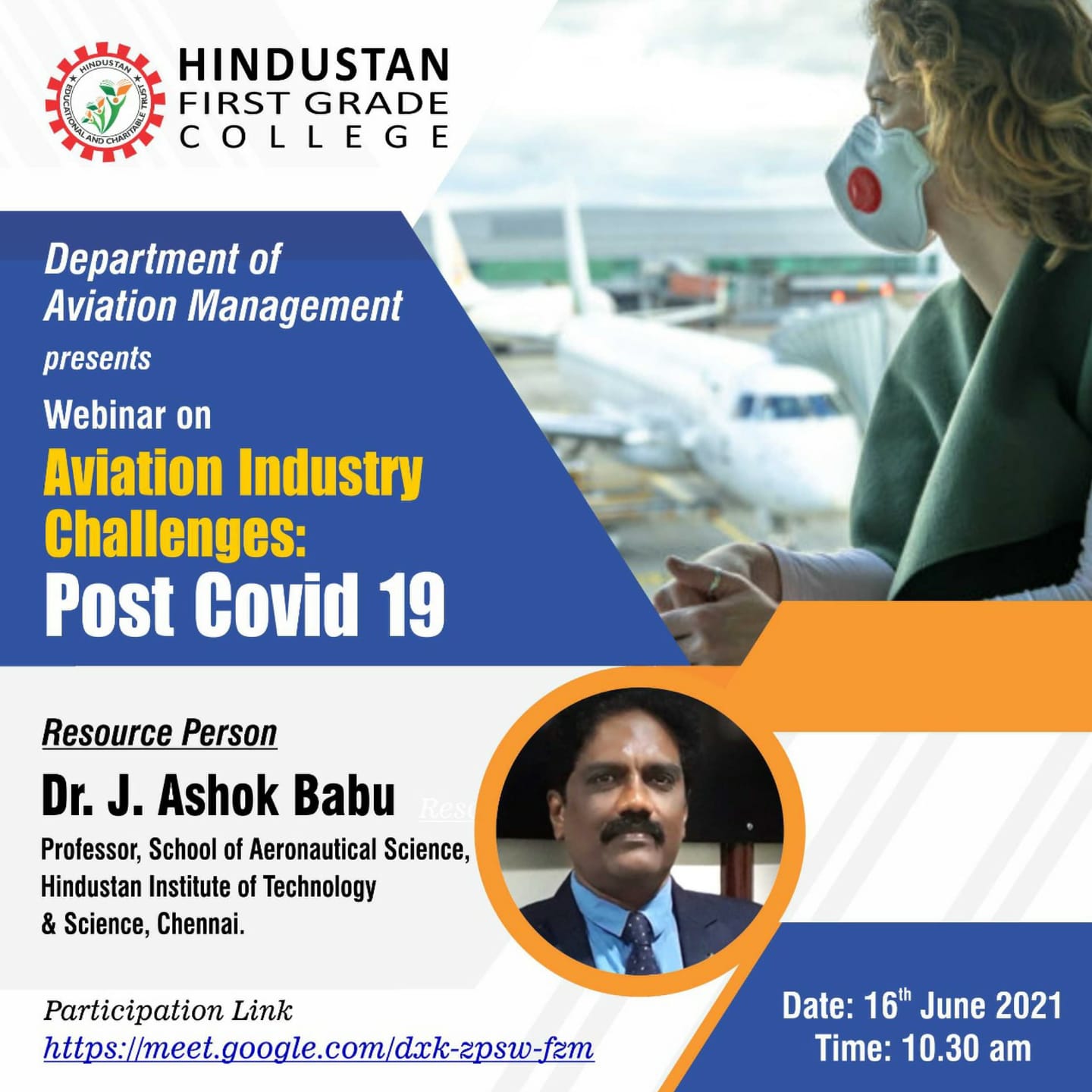 WEBINAR ON “AVIATION INDUSTRY CHALLENGES: POST COVID-19”