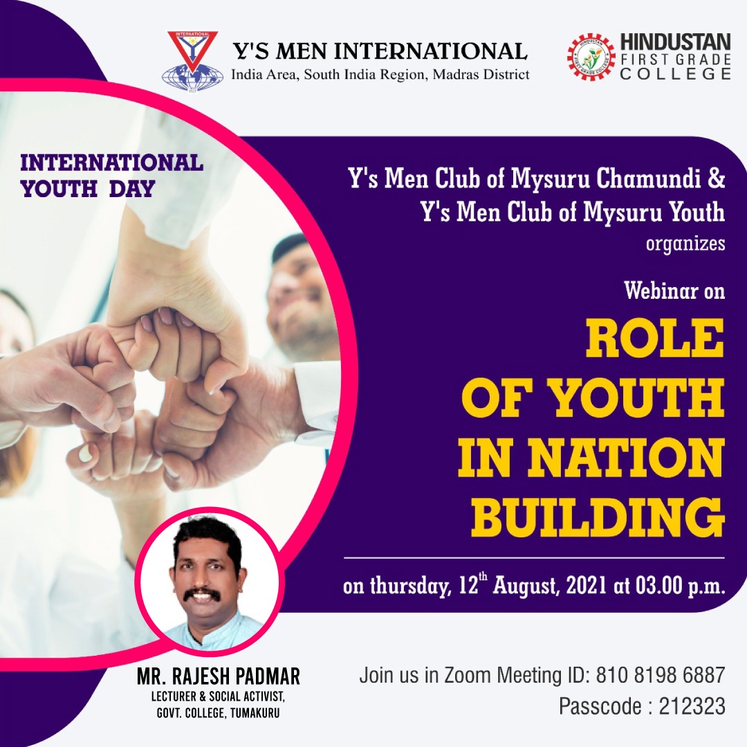 WEBINAR ON “ROLE OF YOUTH IN NATION BUILDING”
