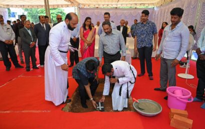DR. K.C.G. VERGHESE MEMORIAL ACADEMIC BLOCK FOUNDATION STONE LAYING CEREMONY