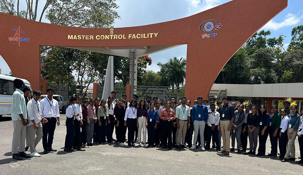 INDUSTRAIL VISIT TO ISRO MASTER CONTROL FACILTIY