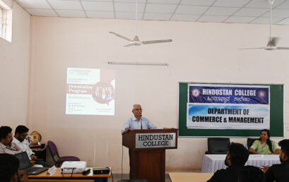 ORIENTATION PROGRAM FOR M.COM DEPT