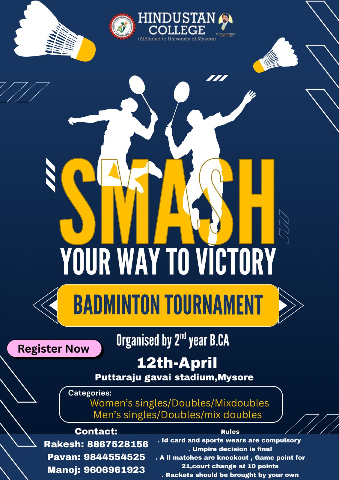 BADMINTON TOURNAMENT BADMINTON TOURNAMENT