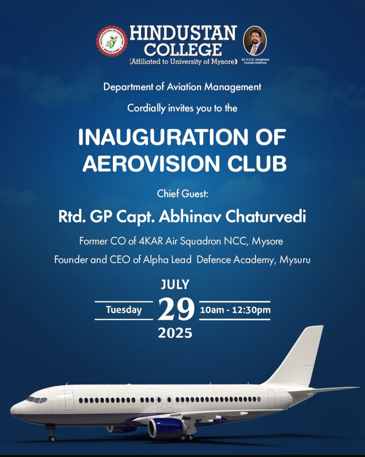 AERO VISION CLUB INAUGURATION AERO VISION CLUB INAUGURATION