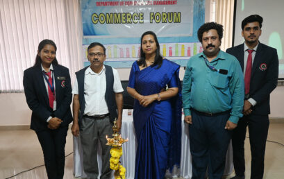 INAUGURATION OF THE COMMERCE FORUM