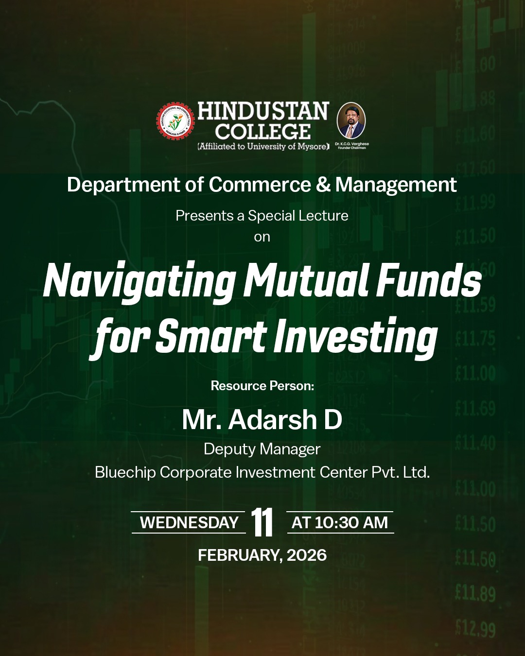 A SPECIAL LECTURE ON NAVIGATING MUTUAL FUNDS FOR SMART INVESTING A SPECIAL LECTURE ON NAVIGATING MUTUAL FUNDS FOR SMART INVESTING
