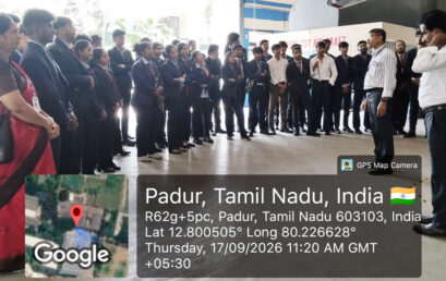 INDUSTRIAL VISIT TO CHENNAI – BBA AVIATION MANAGEMENT STUDENTS